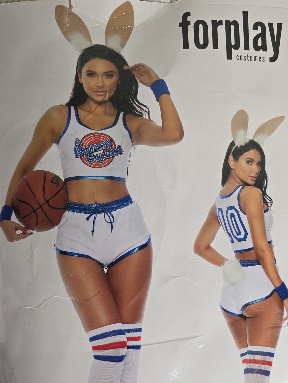 Forplay White & Blue Space Jams Bunny Squad Cosplay/costume